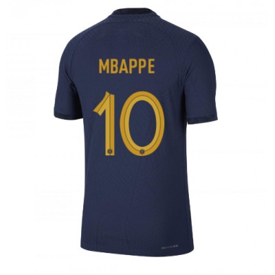 Moški Nogometni dresi Francija Kylian Mbappe #10 Domači SP 2022 Kratek Rokav